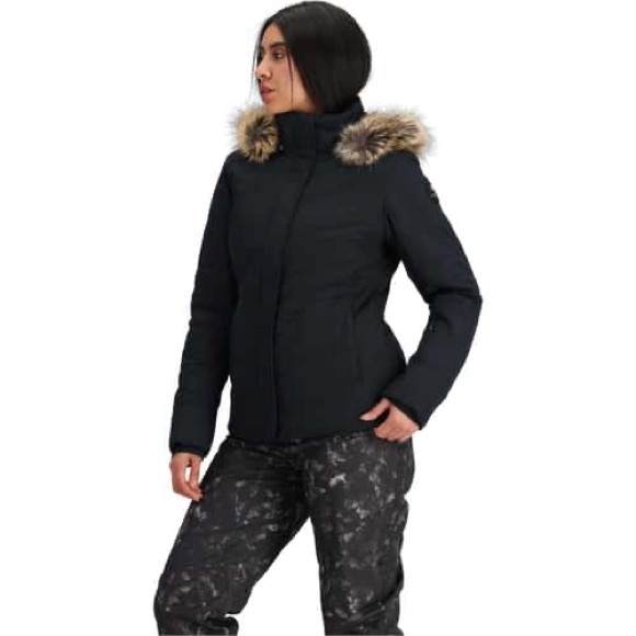 Obermeyer Tuscany II Jacket Women's Winter Jacket, Black, W12 - Picture 15 of 16